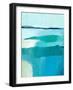 Cyan Reflections IV-Annie Warren-Framed Art Print