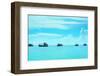 Cyan waterscape Thailand - 418-Ben Heine-Framed Photographic Print