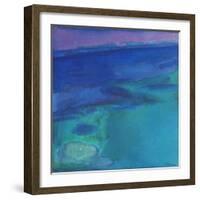 Cyanae Blue, 1997 (Oil and Glaze on Gesso Board)-Charlotte Johnstone-Framed Giclee Print