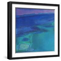 Cyanae Blue, 1997 (Oil and Glaze on Gesso Board)-Charlotte Johnstone-Framed Giclee Print