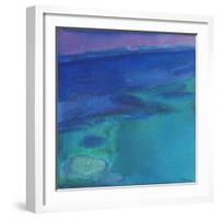 Cyanae Blue, 1997 (Oil and Glaze on Gesso Board)-Charlotte Johnstone-Framed Giclee Print