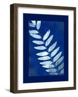 Cyanotype Fern-Dan Zamudio-Framed Art Print