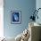 Cyanotype Fern-Dan Zamudio-Framed Art Print displayed on a wall