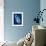 Cyanotype Fern-Dan Zamudio-Framed Art Print displayed on a wall