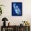 Cyanotype Fern-Dan Zamudio-Art Print displayed on a wall