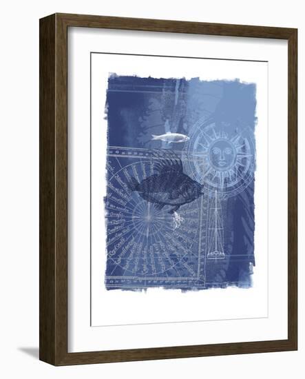 Cyanotype I-Ken Hurd-Framed Art Print