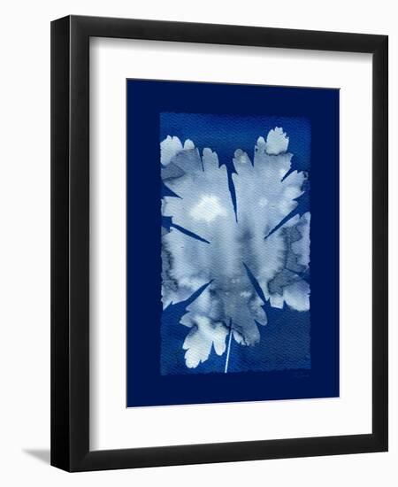 Cyanotype Leaf-Dan Zamudio-Framed Art Print