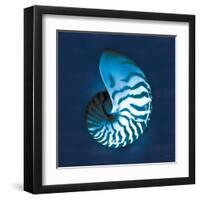 Cyanotype Sea I-Sue Schlabach-Framed Art Print