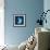 Cyanotype Sea I-Sue Schlabach-Framed Art Print displayed on a wall