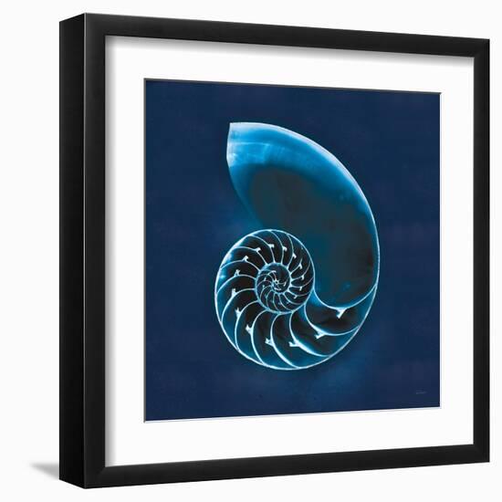 Cyanotype Sea II-Sue Schlabach-Framed Art Print