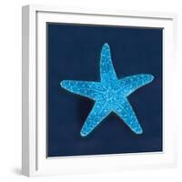 Cyanotype Sea III-Sue Schlabach-Framed Art Print