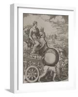 Cybèle sur son char-Bernardo II Daddi-Framed Giclee Print