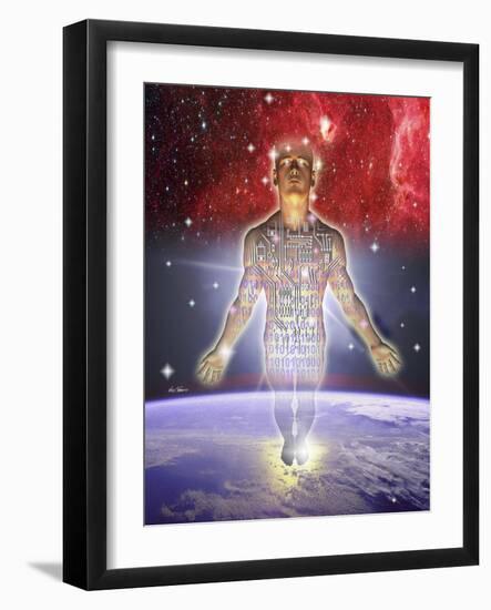 Cyber Man-Nate Owens-Framed Giclee Print