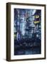 Cyberpunk City-Seerlight-Framed Giclee Print