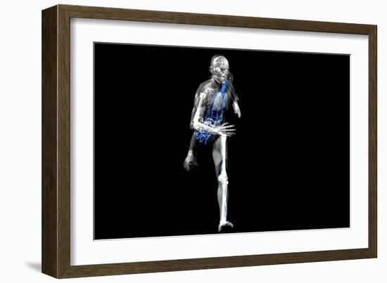 Cyborg Running-Christian Darkin-Framed Photographic Print