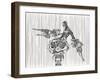 Cyborg War.-RYGER-Framed Art Print