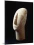 Cycladic Civilization Head from Amorgos, Greece-null-Mounted Giclee Print