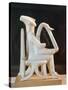 Cycladic Civilization. Marble Statue of Lyre Player, from Keros Island-null-Stretched Canvas