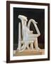 Cycladic Civilization. Marble Statue of Lyre Player, from Keros Island-null-Framed Giclee Print