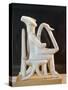 Cycladic Civilization. Marble Statue of Lyre Player, from Keros Island-null-Stretched Canvas