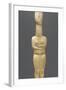 Cycladic Female Figure with Folded Arms of the Precanonical Type-null-Framed Photographic Print