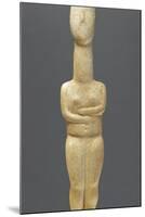 Cycladic Female Figure with Folded Arms of the Precanonical Type-null-Mounted Photographic Print