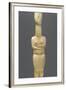 Cycladic Female Figure with Folded Arms of the Precanonical Type-null-Framed Photographic Print