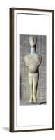 Cycladic marble figure, 25th century BC-Unknown-Framed Art Print