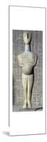 Cycladic marble figure, 25th century BC-Unknown-Mounted Art Print