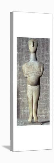 Cycladic marble figure, 25th century BC-Unknown-Stretched Canvas