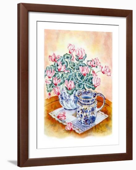 Cyclamen-Denise-Framed Art Print