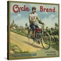 Cycle Brand - Fillmore, California - Citrus Crate Label-Lantern Press-Stretched Canvas