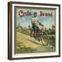 Cycle Brand - Fillmore, California - Citrus Crate Label-Lantern Press-Framed Premium Giclee Print