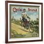 Cycle Brand - Fillmore, California - Citrus Crate Label-Lantern Press-Framed Art Print