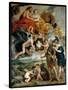 Cycle Des Medicis: “” the King of France Henry IV (1553-1610) Receives the Portrait of Marie De Med-Peter Paul Rubens-Stretched Canvas