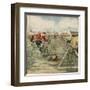 Cycle Football, Berlin-Alfredo Ortelli-Framed Art Print