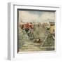 Cycle Football, Berlin-Alfredo Ortelli-Framed Art Print