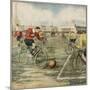 Cycle Football, Berlin-Alfredo Ortelli-Mounted Art Print