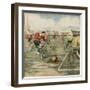 Cycle Football, Berlin-Alfredo Ortelli-Framed Art Print