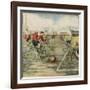 Cycle Football, Berlin-Alfredo Ortelli-Framed Art Print