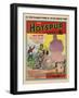 Cycle Race, Hotspur 1959-null-Framed Art Print