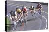 Cycle Racing-null-Stretched Canvas