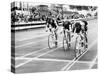 Cycle Racing-null-Stretched Canvas