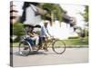 Cycle Rickshaw, Chiang Mai, Thailand, Southeast Asia-Angelo Cavalli-Stretched Canvas