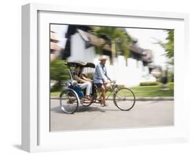 Cycle Rickshaw, Chiang Mai, Thailand, Southeast Asia-Angelo Cavalli-Framed Photographic Print