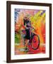 Cycle Soaring-AbcArtAttack-Framed Art Print