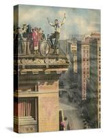 Cycle Stunt in Usa-Alfredo Ortelli-Stretched Canvas