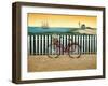 Cycle to the Beach-Lowell Herrero-Framed Art Print