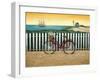 Cycle to the Beach-Lowell Herrero-Framed Art Print