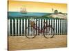 Cycle to the Beach-Lowell Herrero-Stretched Canvas